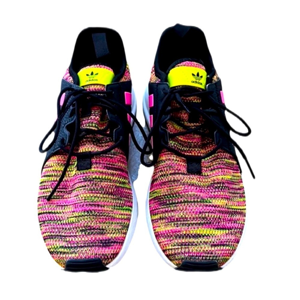Adidas Ortholites Size 5 Pink Black Neon Perfect Condition